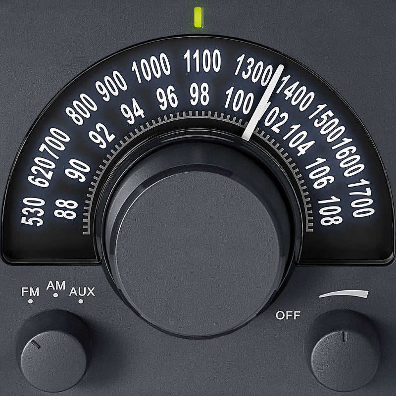 SANGEAN راديو طاولة خشبي Sangean WR-15BK AM/FM (أسود) - Image 3